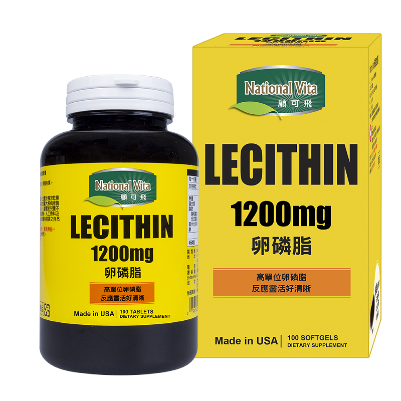 National Vita Lecithin 1200mg Softgels, , large