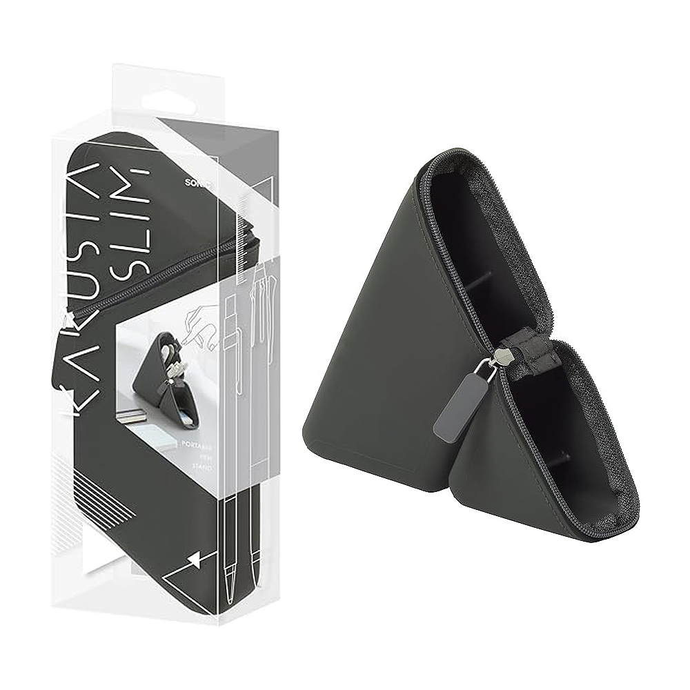 【龍品文創】SONIC 公司貨 FD-2652 三角窄版筆袋-消光黑