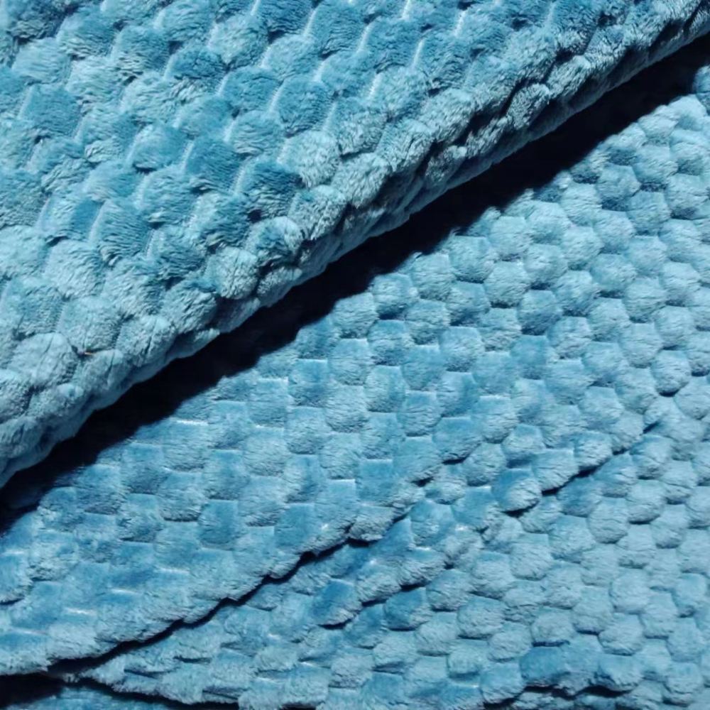 【A&R】日系法蘭絨毯 150*200cm 法藍粉, , large