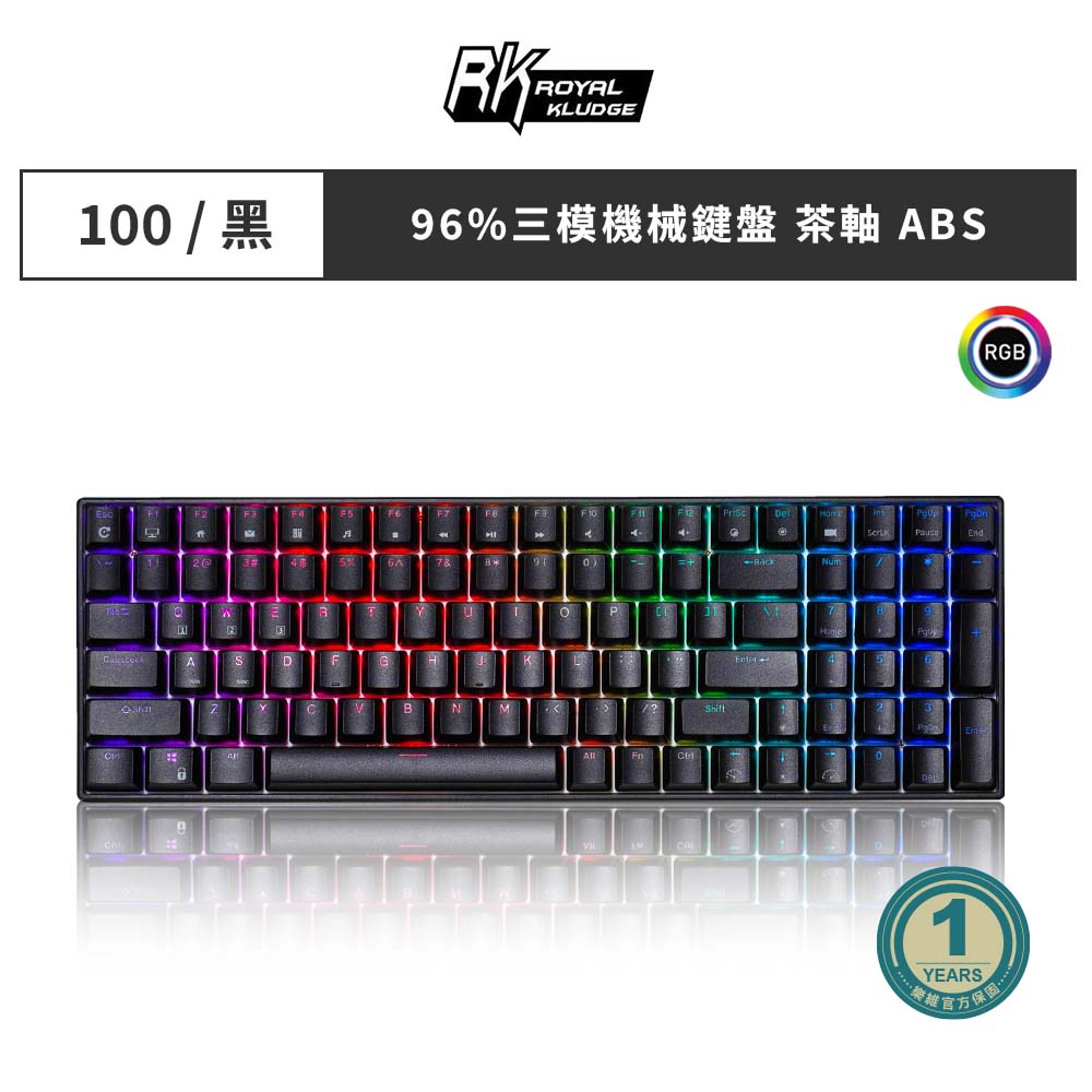 RK 100 key RGB Mechanical Keyboard ( brown switches )