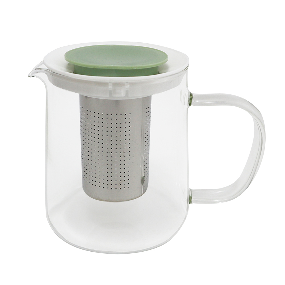 Kiyodo爵士耐熱泡茶壺-850ml-綠色-1支