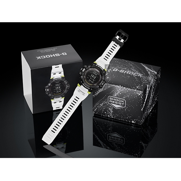 CASIO 卡西歐 G-SHOCK 心率偵測 x GPS定位 智能手錶-55mm GBD-H1000-1A7, , large
