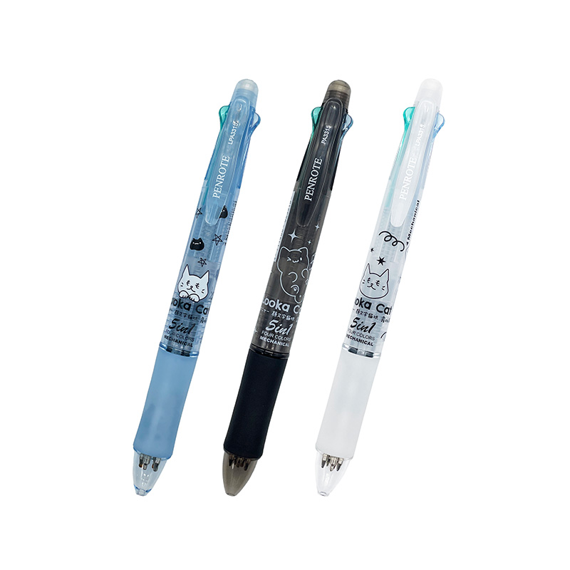 【PENROTE 筆樂】露咖貓5in1機能筆 3款, , large