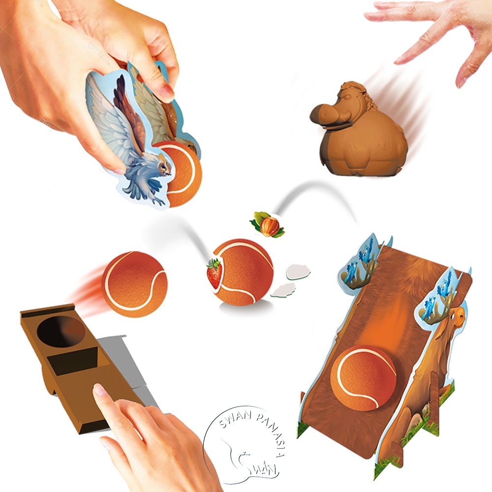 【新天鵝堡桌遊】翻滾刺蝟與朋友, , large