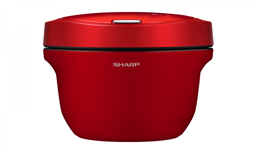 SHARP 夏普 HEALSIO 2.4L 智慧攪拌零水鍋 KN-V24AT-R 紅, , large