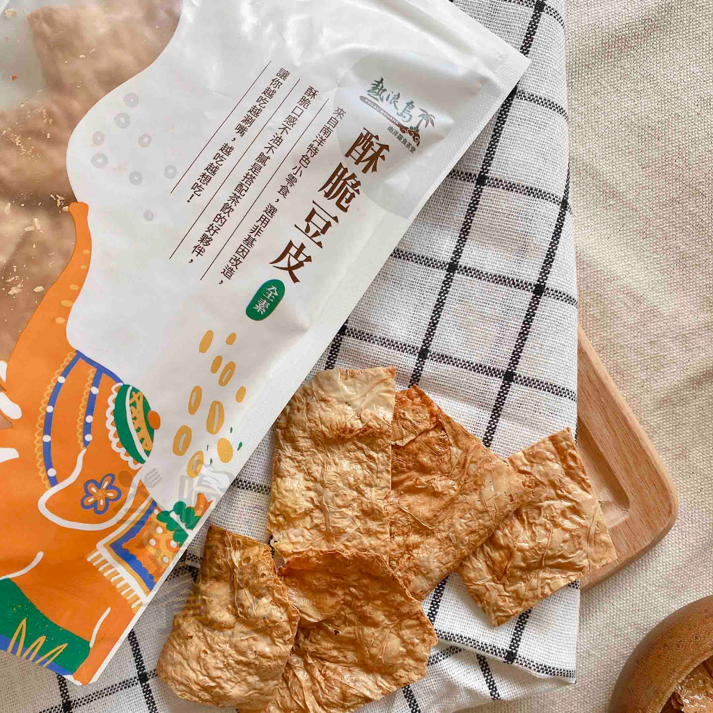 回購99% [熱浪島]酥脆豆皮(全素)60g*6包 [免運組], , large
