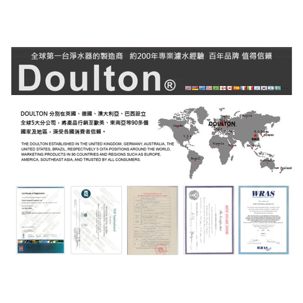 【麗水生活】英國Doulton 陶瓷濾心組(可適用金字塔)STERASYL 9304丹頓濾心搭配鎖牙濾心 通規非原廠, , large