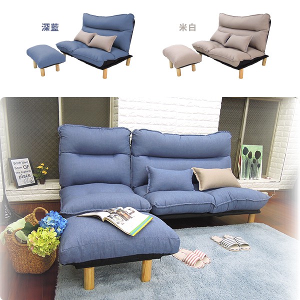 Duke simple style multifunctional double sofa bed chair, , large