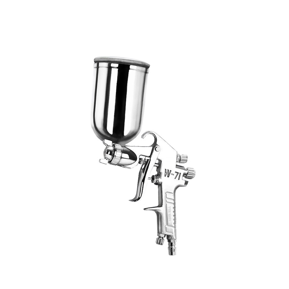 專業型15孔重力式氣動噴漆槍 附漆杯400cc W-71G W71G 孔徑1.5mm 霧化綿密 油漆噴槍, , large