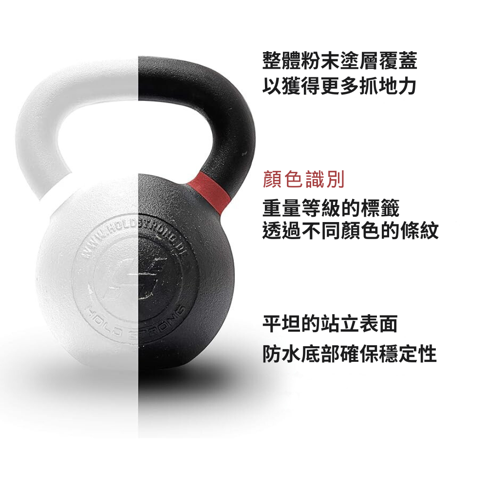 [HOLD STRONG] ELITE 系列 鑄鐵壺鈴 6kg, , large