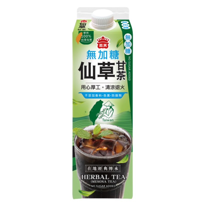 義美無加糖仙草甘茶946ml, , large