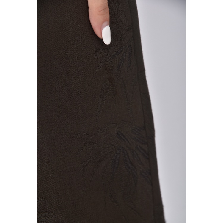 (XL) shiatzy chen高腰質感刺繡綠色長褲二手衣, , large