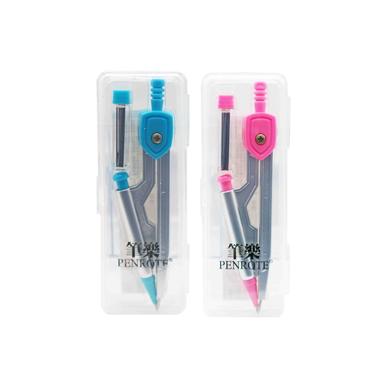 【PENROTE 筆樂】自動鉛筆型圓規 藍, , large