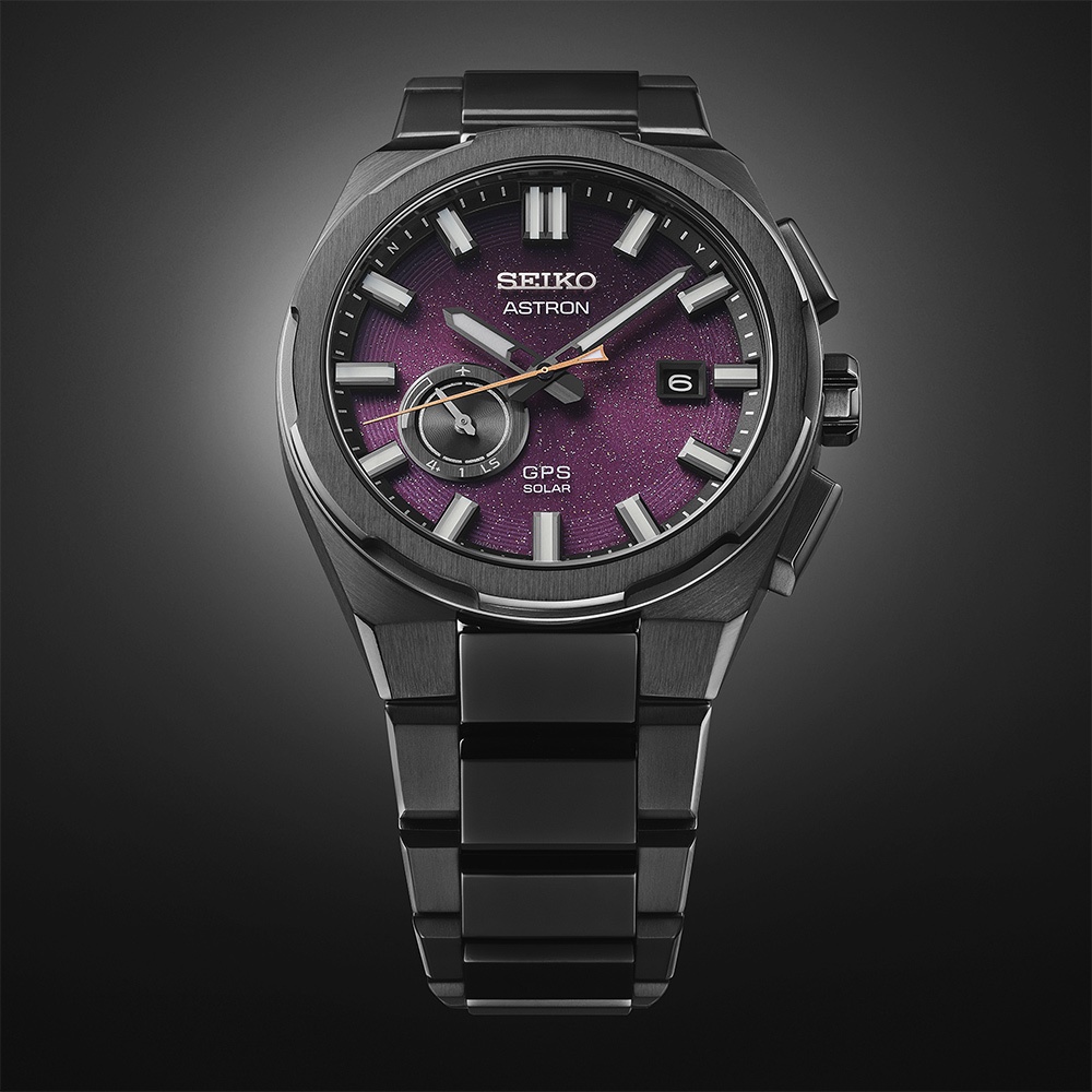 SEIKO精工 Astron 限量夜櫻 GPS衛星定位 鈦金屬太陽能手錶SSJ029J1/3X62-0AG0SD, , large