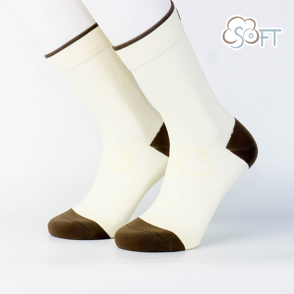 【SOFT】Light Compression socks-Hipster cream green (21-26cm), , large