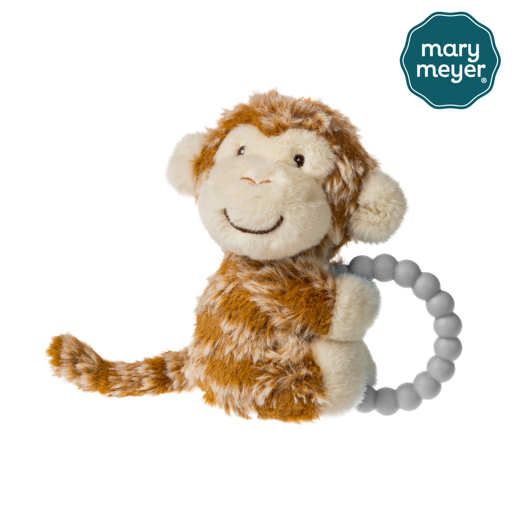 【MaryMeyer】非洲小猴經典禮盒(柔軟手搖鈴+安撫巾), , large