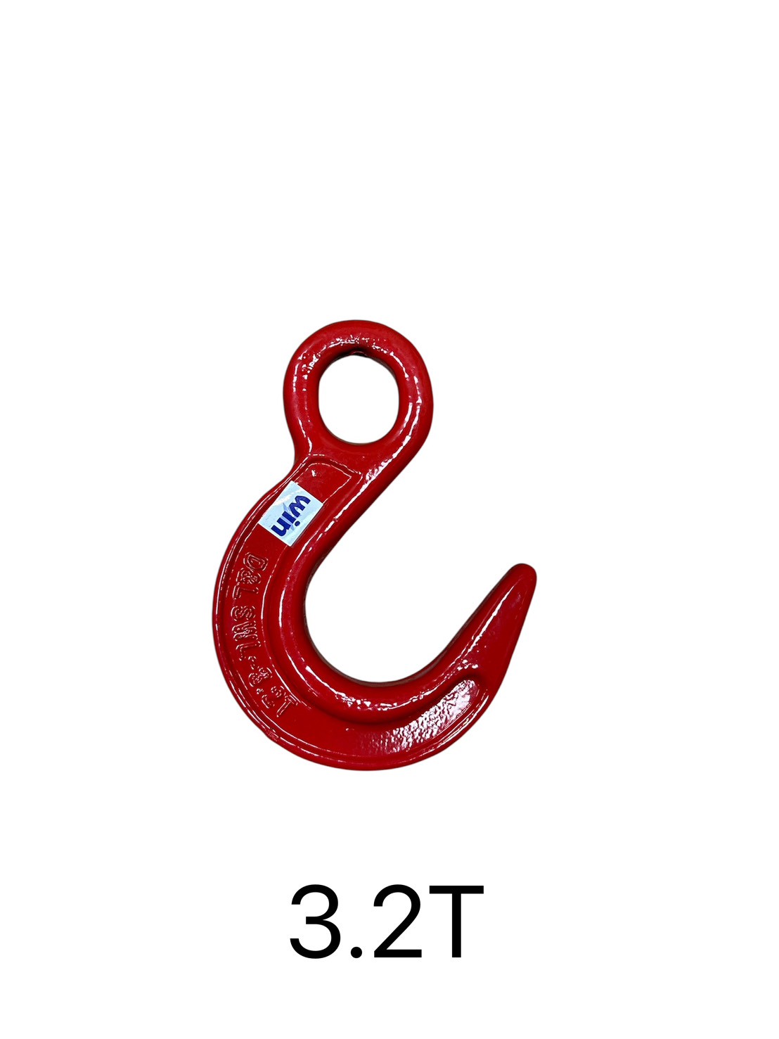 WIN五金 WIN HU-3.2 大寬嘴鉤 安全吊鉤 貨櫃鉤 吊重鉤 起重吊鉤 眼型吊鉤 抓爪鉤 安全吊具, , large