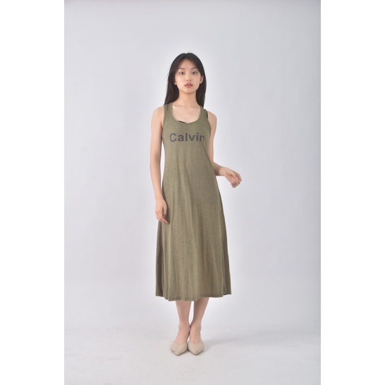 (S) tokyo fashion字母寬鬆綠色洋裝二手衣, , large
