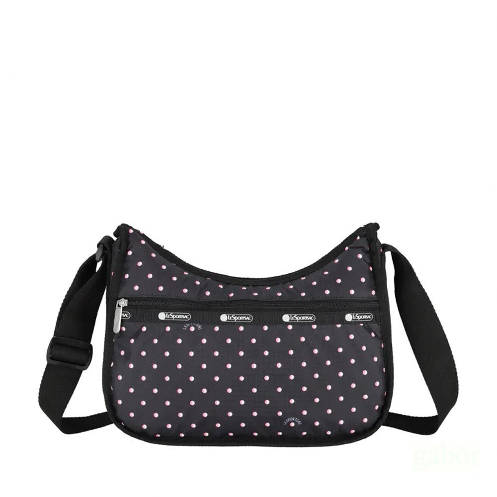 LeSportsac Classic Hobo 經典斜背包 送禮-粉色點滴, , large
