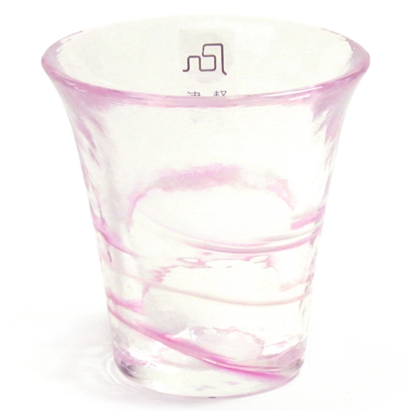 [豐名日本餐具] 2.0"琉璃杯 櫻流 津輕 / G02CU0-36, , large