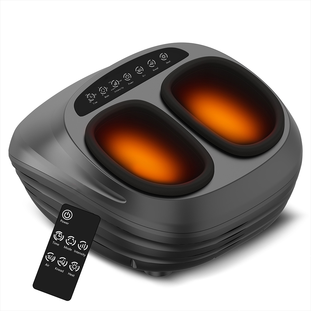 【HeTong】Full-Coverage Heated Foot Massager – Battleship Gray, 軍艦灰(贈一副鞋套), large