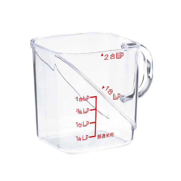 Inomata 2-Go Rice Measuring Cup, , large