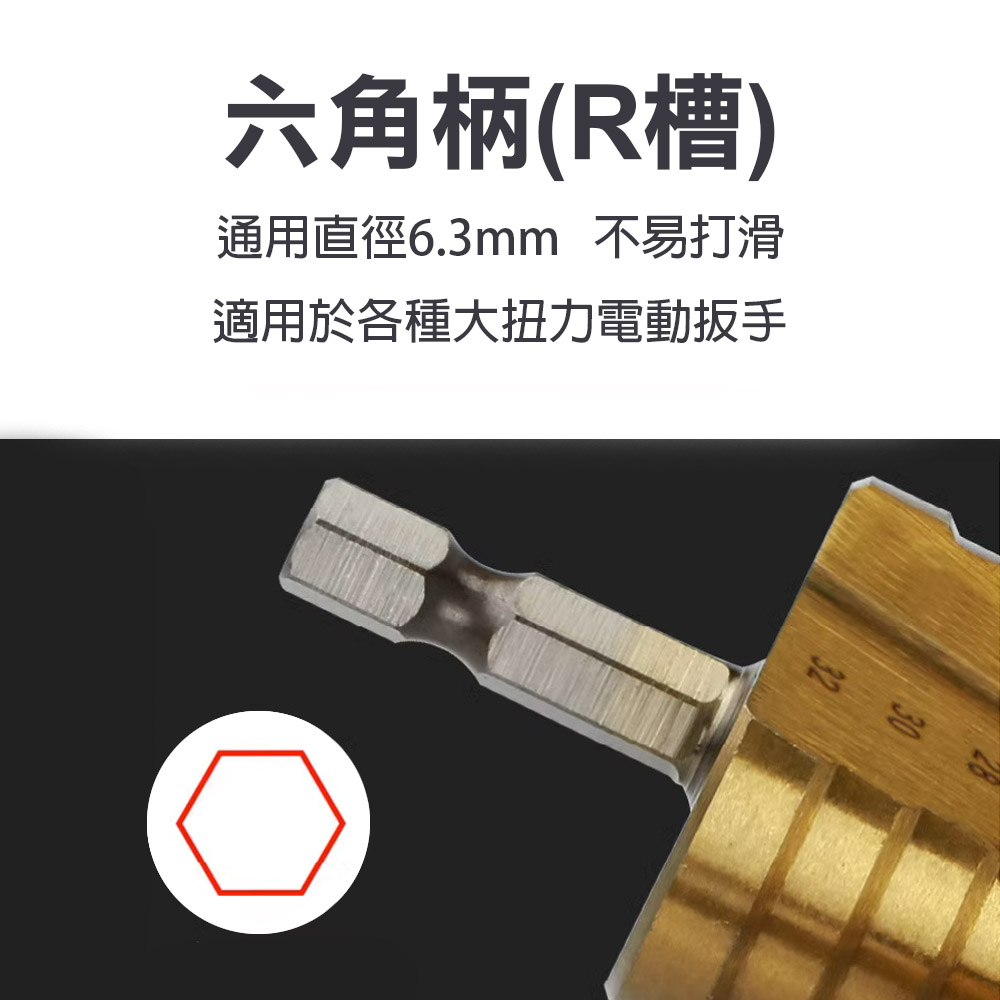 階梯鑽3-32mm 螺旋槽 直槽 錐形 塔型 多功能鑽頭 萬能擴孔 開孔器 擴孔器 金屬木板 錐形打孔, , large
