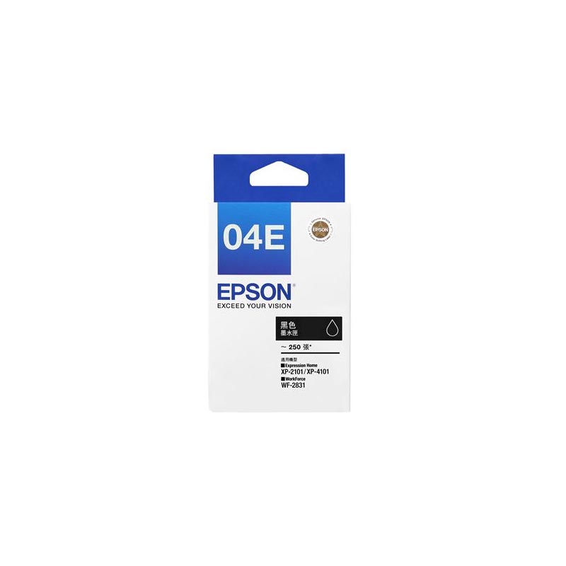 EPSON C13T04E150 原廠黑色盒裝墨水, , large