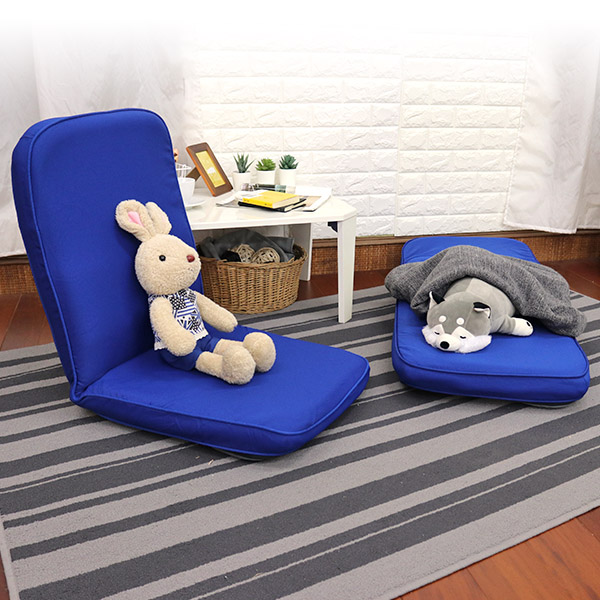 Solid color simple high back comfortable Japanese style chair, , large
