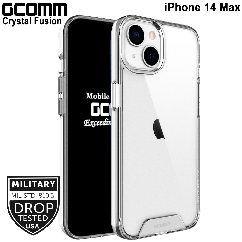 GCOMM iPhone 14 Max 晶透軍規防摔殼 Crystal Fusion, , large