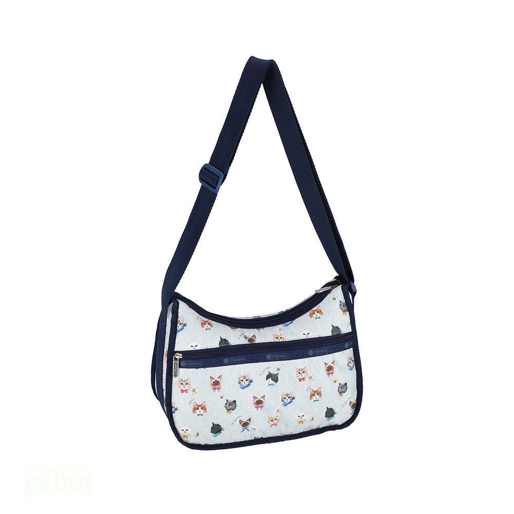 LeSportsac Classic Hobo 經典斜背包 送禮-晴空貓語, , large