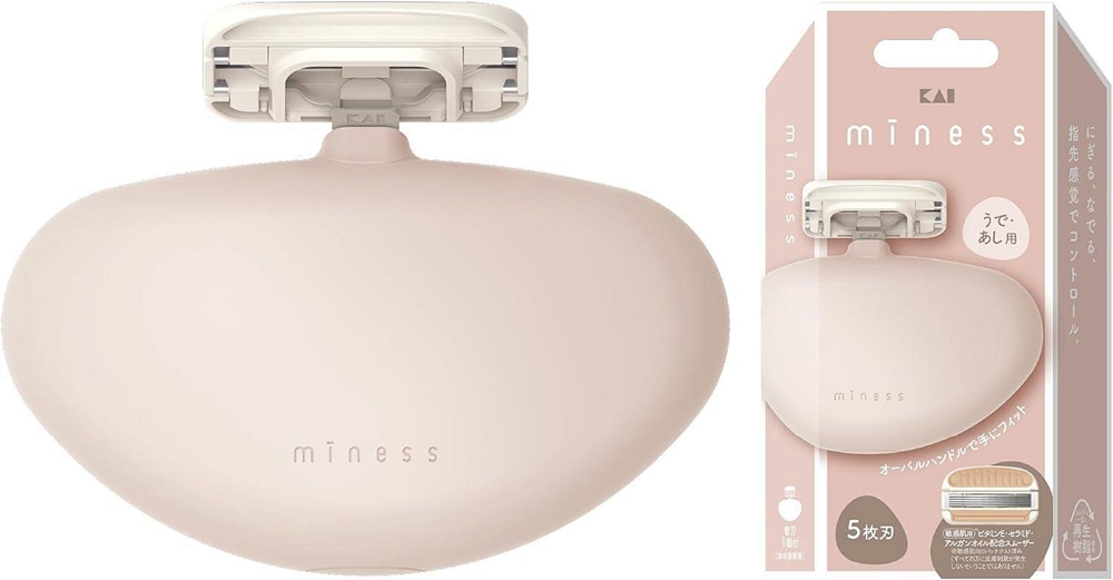 【KAI 貝印 日本製】 miness 手腳背部除毛刀 /體毛刀/ 敏感肌適用, , large