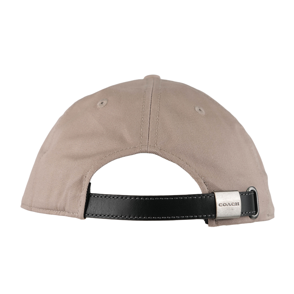 COACH 刺繡標誌棉質棒球帽 XS-S / 灰樺木色, 灰樺木色, large