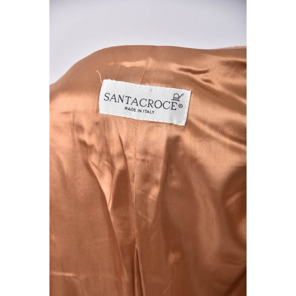(S) santacroce西裝大衣棕色外套二手衣, , large