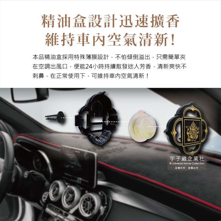 GONESH  Car AC Perfume 2.6ml No.8, , large