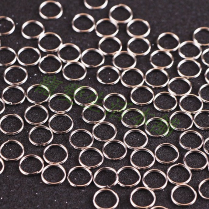 【寵愛生活本舖】8~15mm飾品掛圈 雙圈 雙層鐵圈 連接圈 鐵環, , large