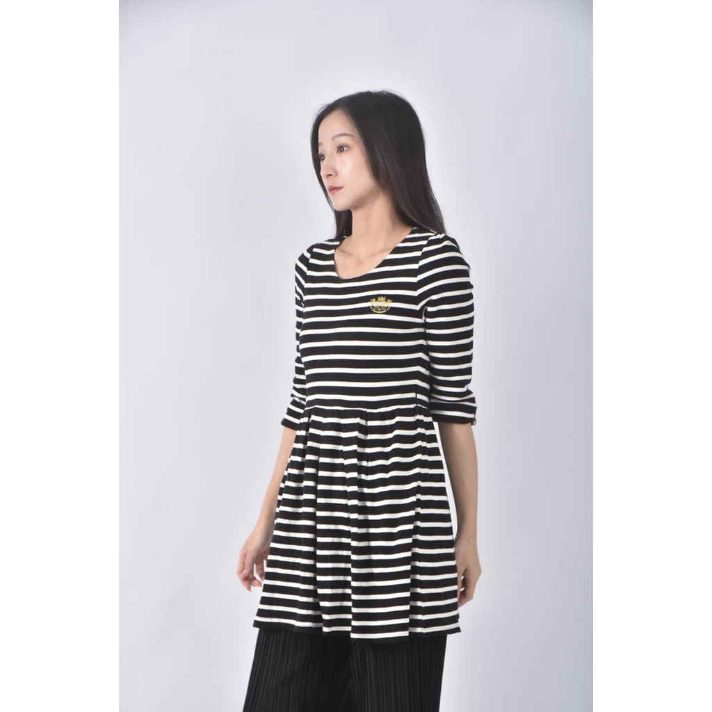 (S) knights bridge棉質純棉黑色洋裝二手衣, , large