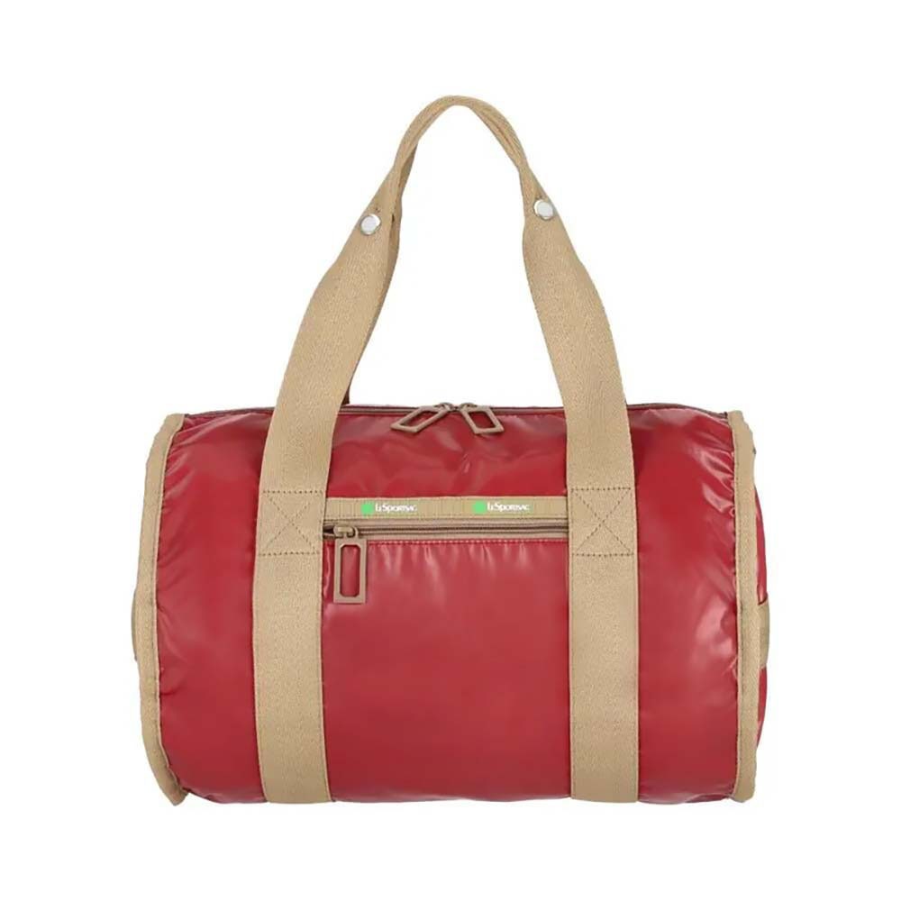 |快速出貨|Lesportsac Duffle Roll Bag 50周年復刻版復古圓桶包/ 亮酒紅, , large
