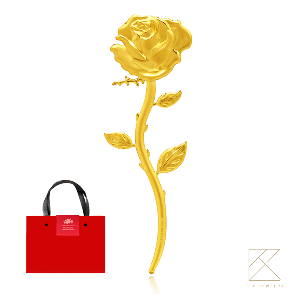 【TLH】你最珍貴 閃耀黃金玫瑰花禮盒(情人節 生日 送禮), , large