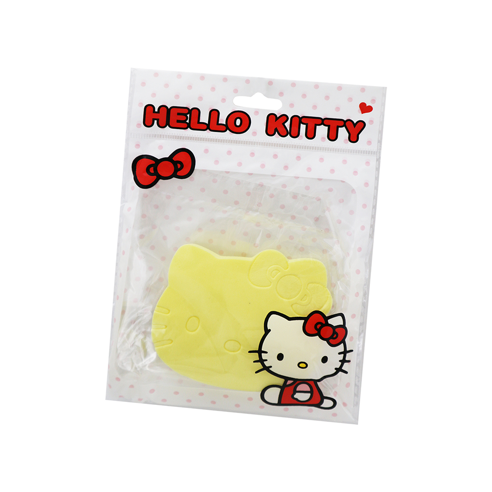 Hello Kitty造型洗臉海綿-6入, , large