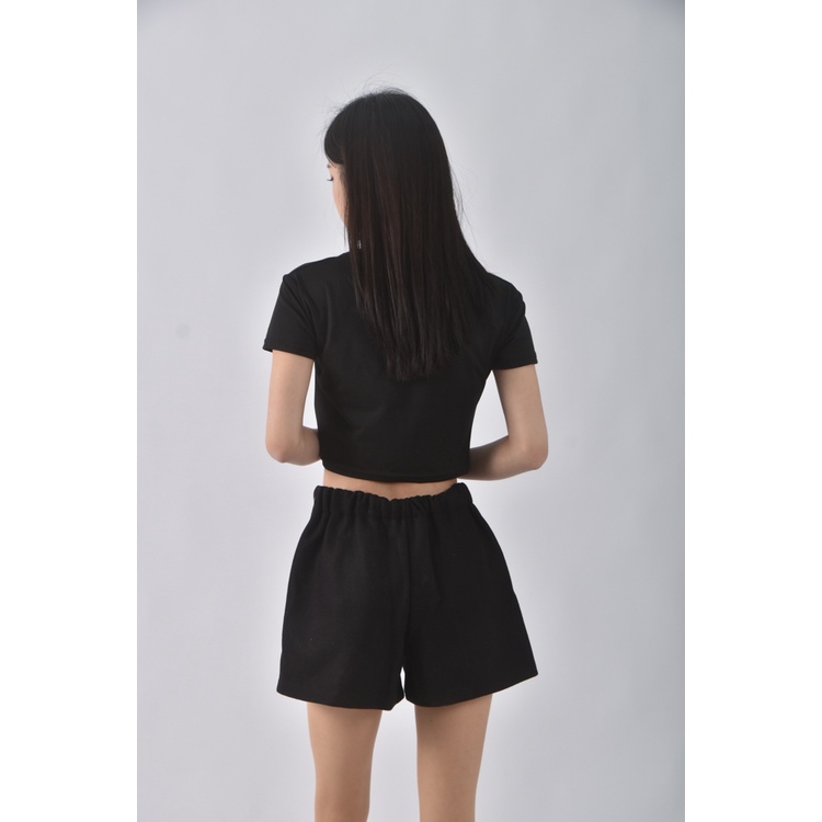 (S) 氣質黑色短褲二手衣, , large