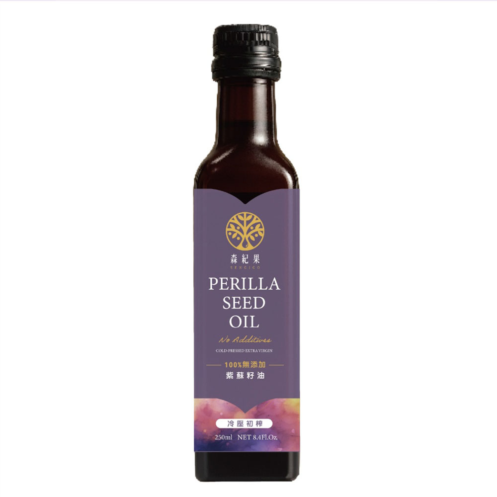 【森紀果】100%冷壓紫蘇籽油2瓶(250ml/瓶〉(免運費), , large