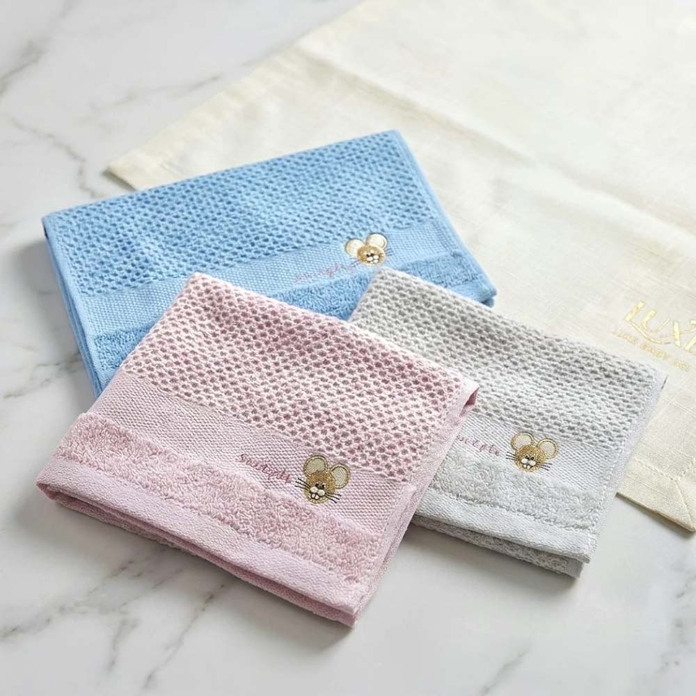 [Kaimei Cotton Industry] excellent pure cotton mesh, skin-friendly adult towel/bath towel/face towel/towel, big-eared rat style, , large
