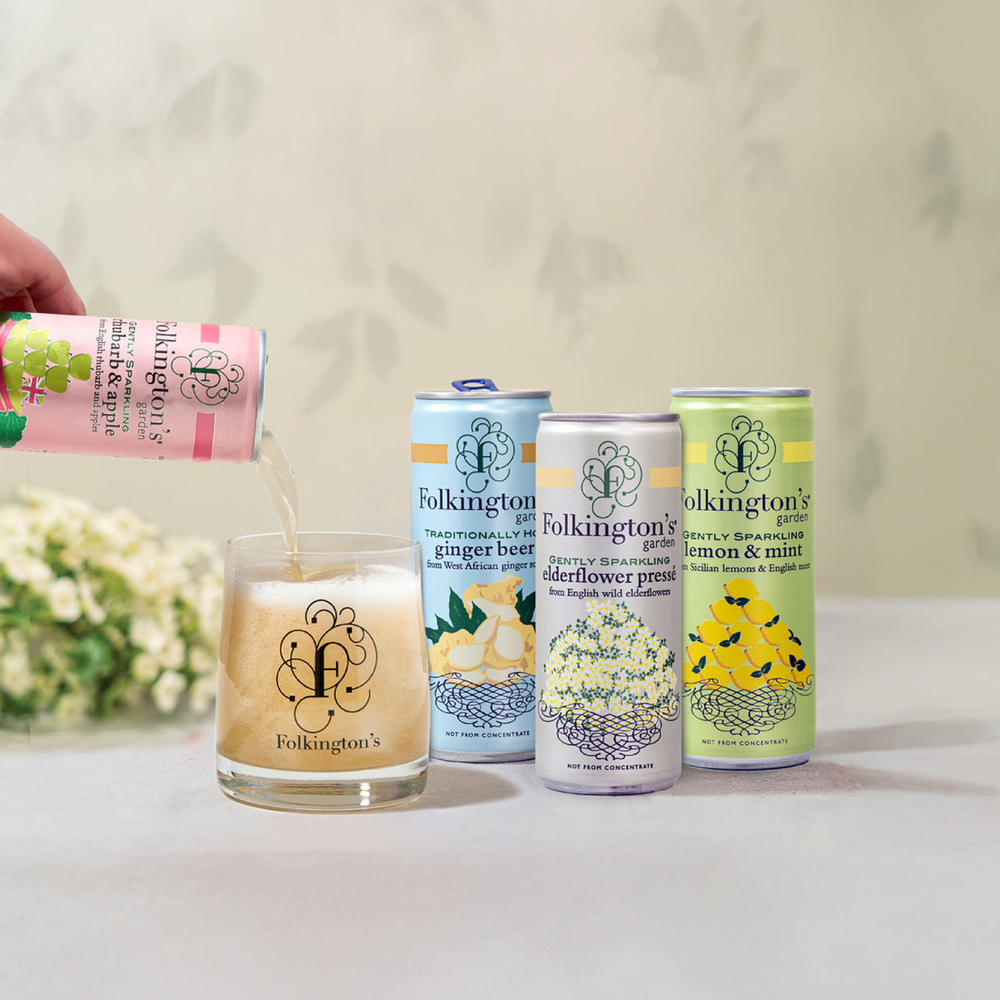 【Folkington's】西洋大黃蘋果微氣泡飲 250ml, , large