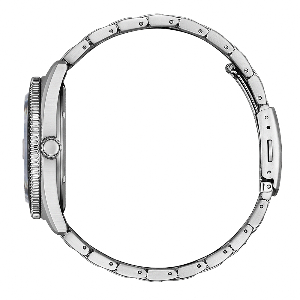 CITIZEN 星辰 光動能潮男時尚大三針手錶-橘 AW1760-81X, , large