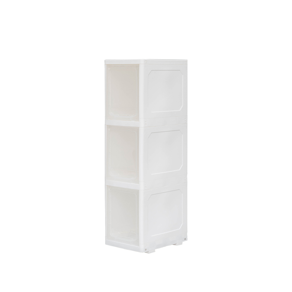 【Y HOUSE】Nordic simple gap cabinet-25cm gap suitable for plastic storage box drawer cabinet-three layers