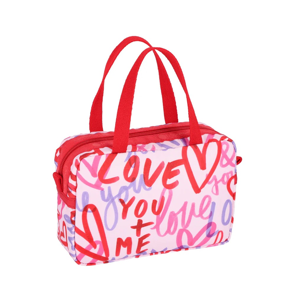 |快速出貨|Lesportsac Micro Bag 輕便小手提包/ 愛情便條手繪風, , large
