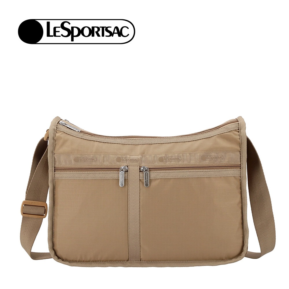 |快速出貨|Lesportsac DELUXE EVERYDAY BAG 日常百搭斜背包 送禮推薦-卡其色, , large