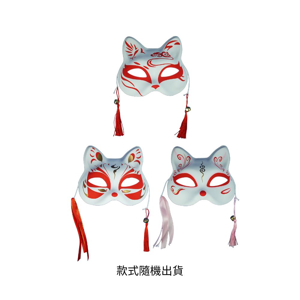 彩繪狐狸面具, , large