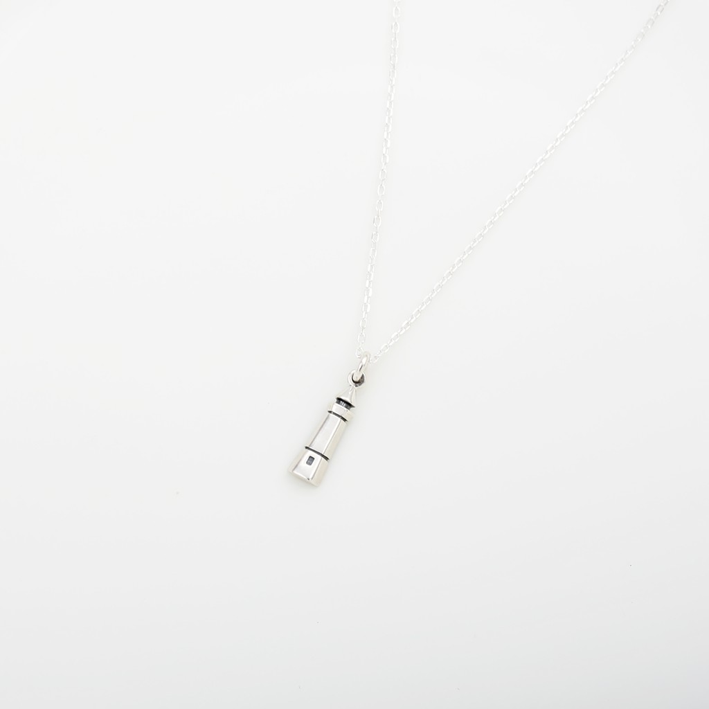 【Angel & Me】希望之光 燈塔 s925 純銀 項鍊 畢業禮物 生日禮盒, , large